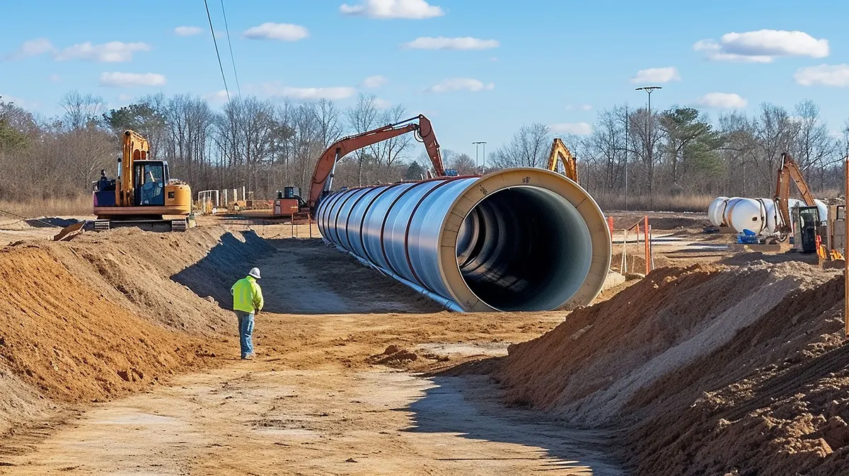 Pipeline Baustelle – Rohrleitungsbau