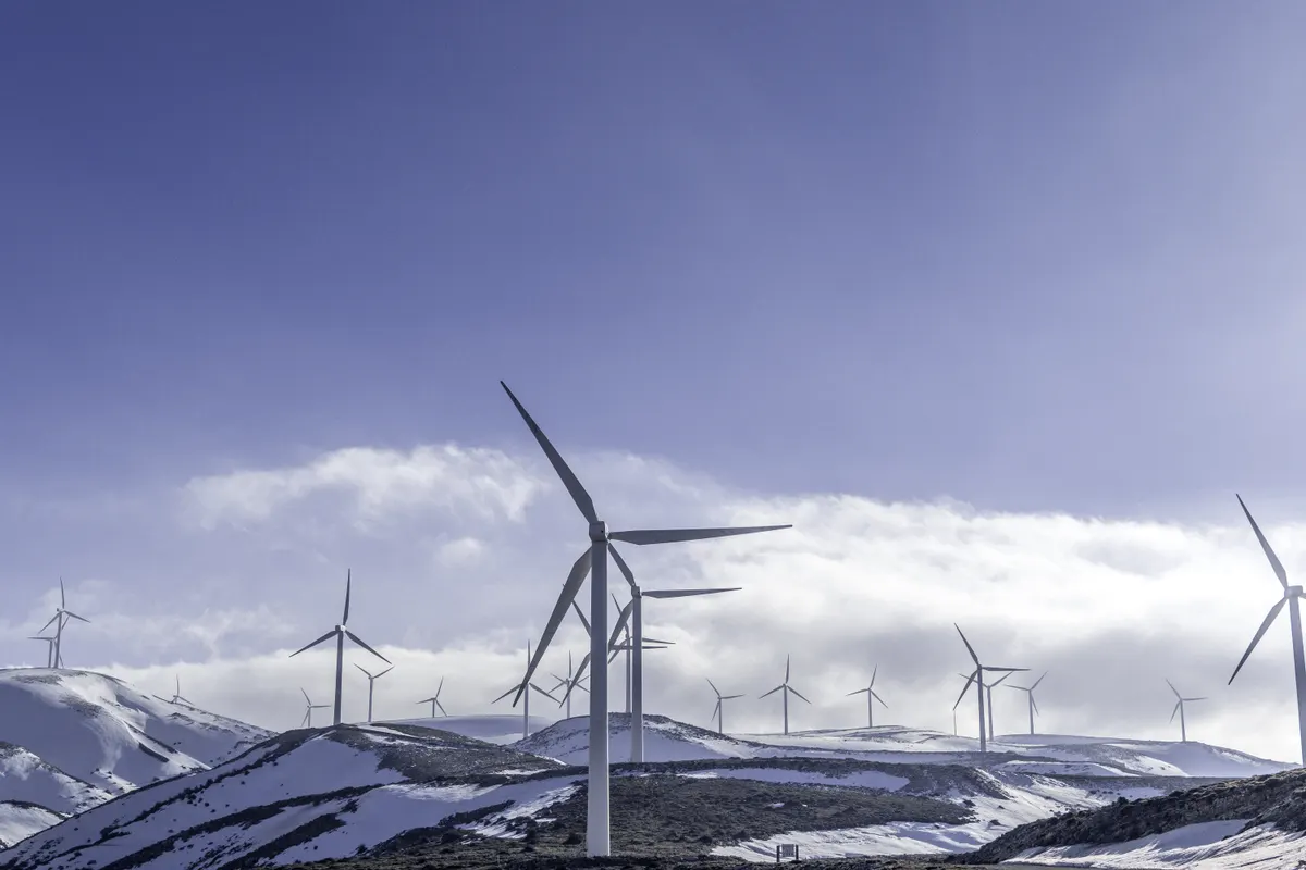Windpark Winter – Kühltransport